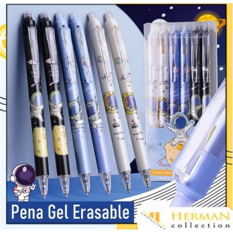 

WK - Home's | Pena Gel Karakter Astronot Dapat Dihapus Pulpen Gel Karakter 0.5mm Pena Aesthetic Edition
