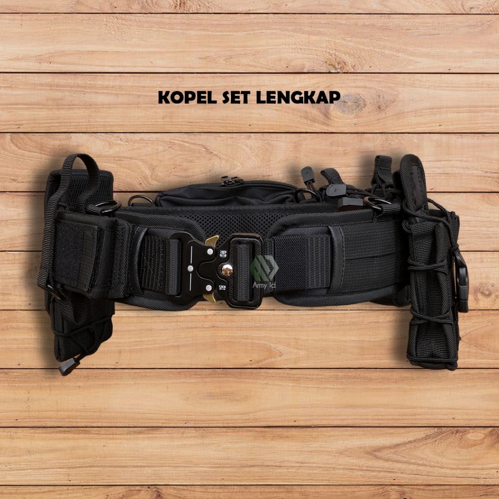 KODE U52F KOPEL SET TACTICAL Lengkap  Kopel Serbu  Warbelt Tactical  Kopel Set Lengkap Bantalan Kope