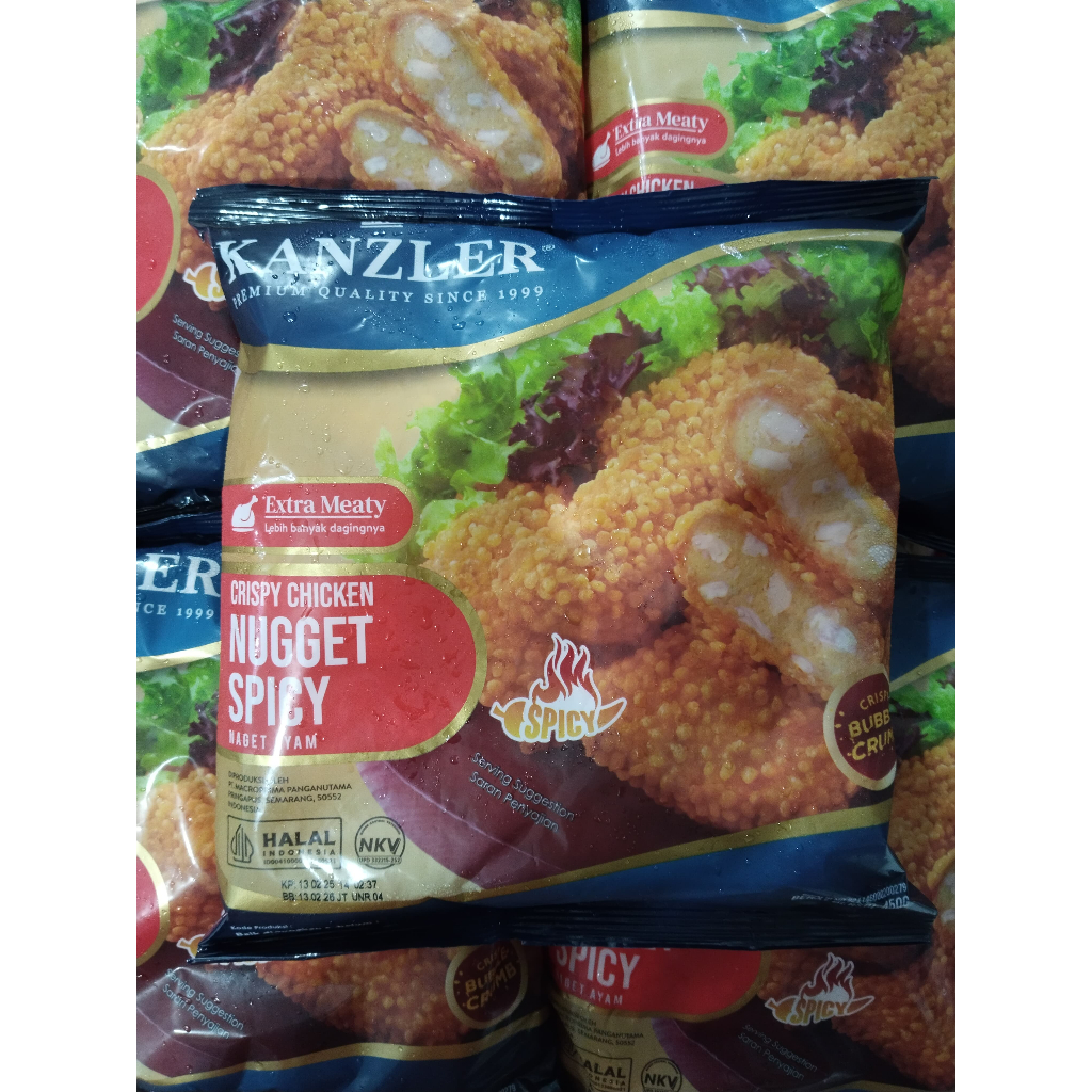 

KANZLER CRISPY SPICY NUGGET ORI 450GR