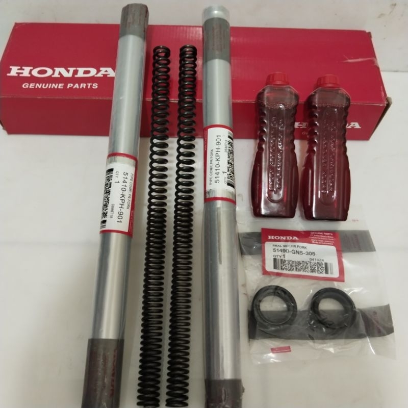 As shock depan komplit CS1 CS1 CS1 CS1 sok+per+sil+oli 2pcs original