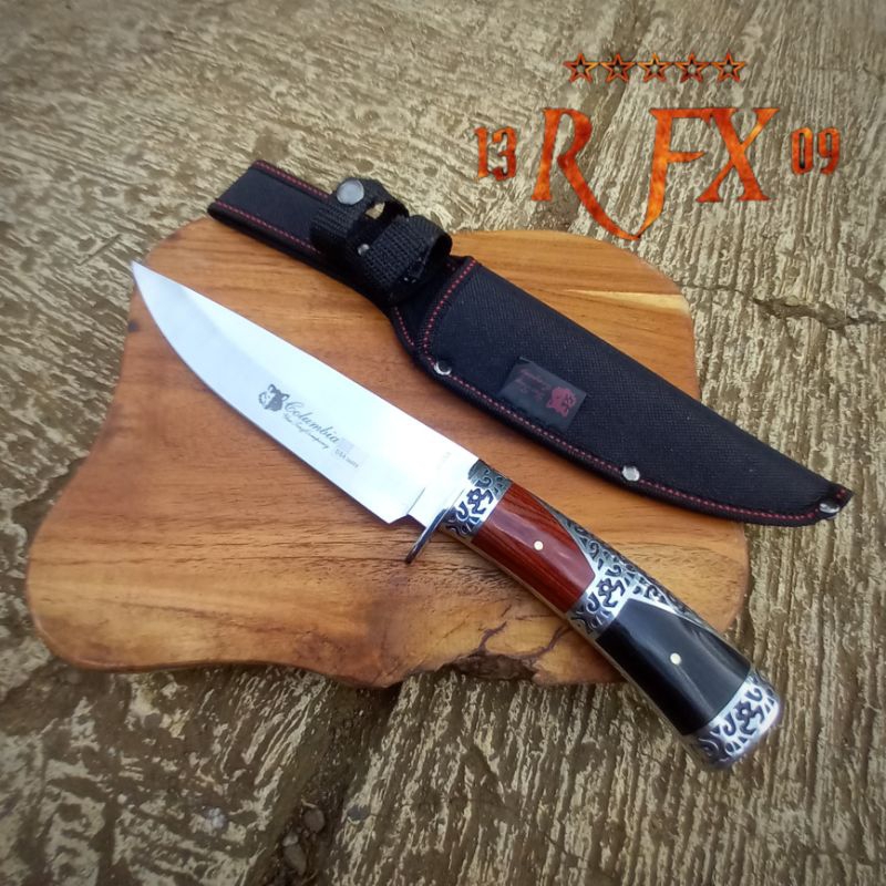 Pisau Columbia/Bushcraft steinlees steel super premium BG/G53