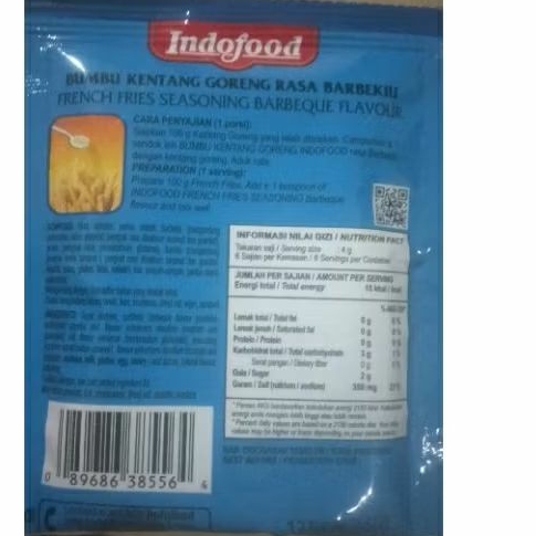 

Bumbu Kentang Goreng Cocol Indofood 25 gr