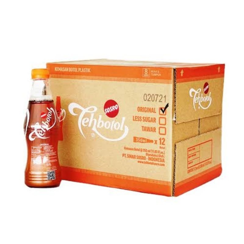 

Teh Botol Sosro 350 ML 1 dus isi 12 botol