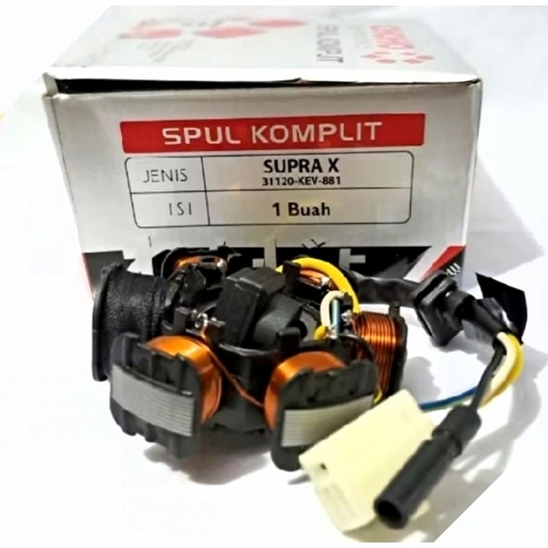 Spul komplit Supra X, Grand, Supra lama, Revo 100 CC original merk Choho