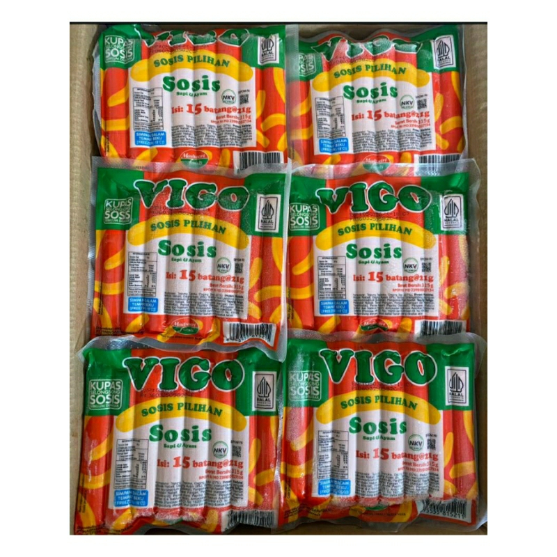 

Vigo Sosis Goreng Sapi & Ayam 315 gr (15 pcs)