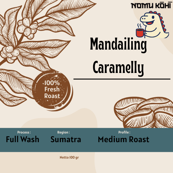 

NomuKohi-Mandailing Caramelly Specialty Arabica Grade 1 Drip Bags