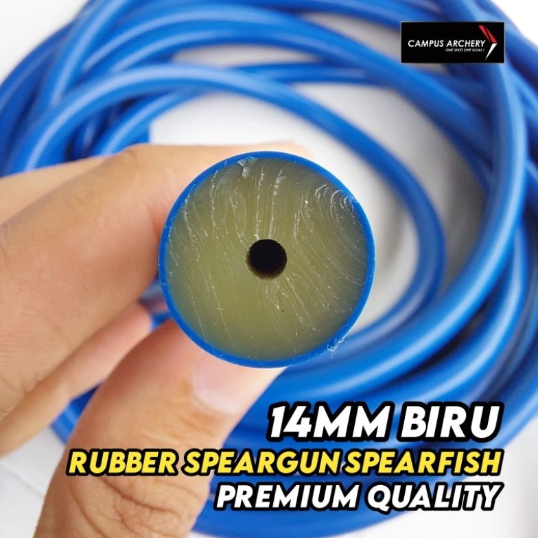 KODE L27Z Karet Speargun 14mm Biru Premium Bukan Primeline Rob Allen Epsealon Spearfishing Rubber