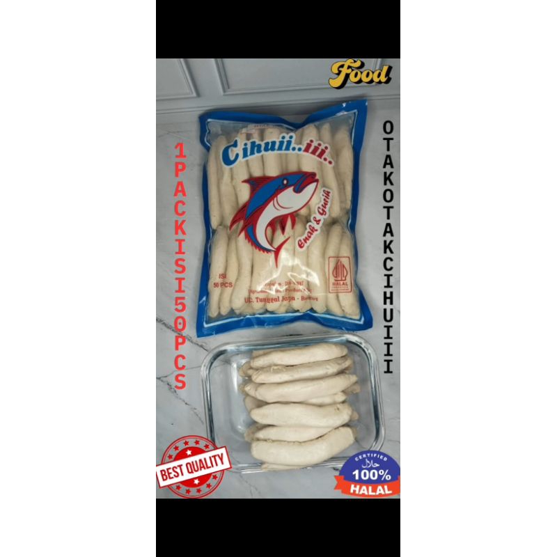 

Otak-otak CIHUII paket 1 isi 5 pack. 1 pack isi 50 pcs