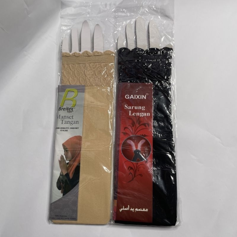 manset tangan panjang lengan hand socks renda