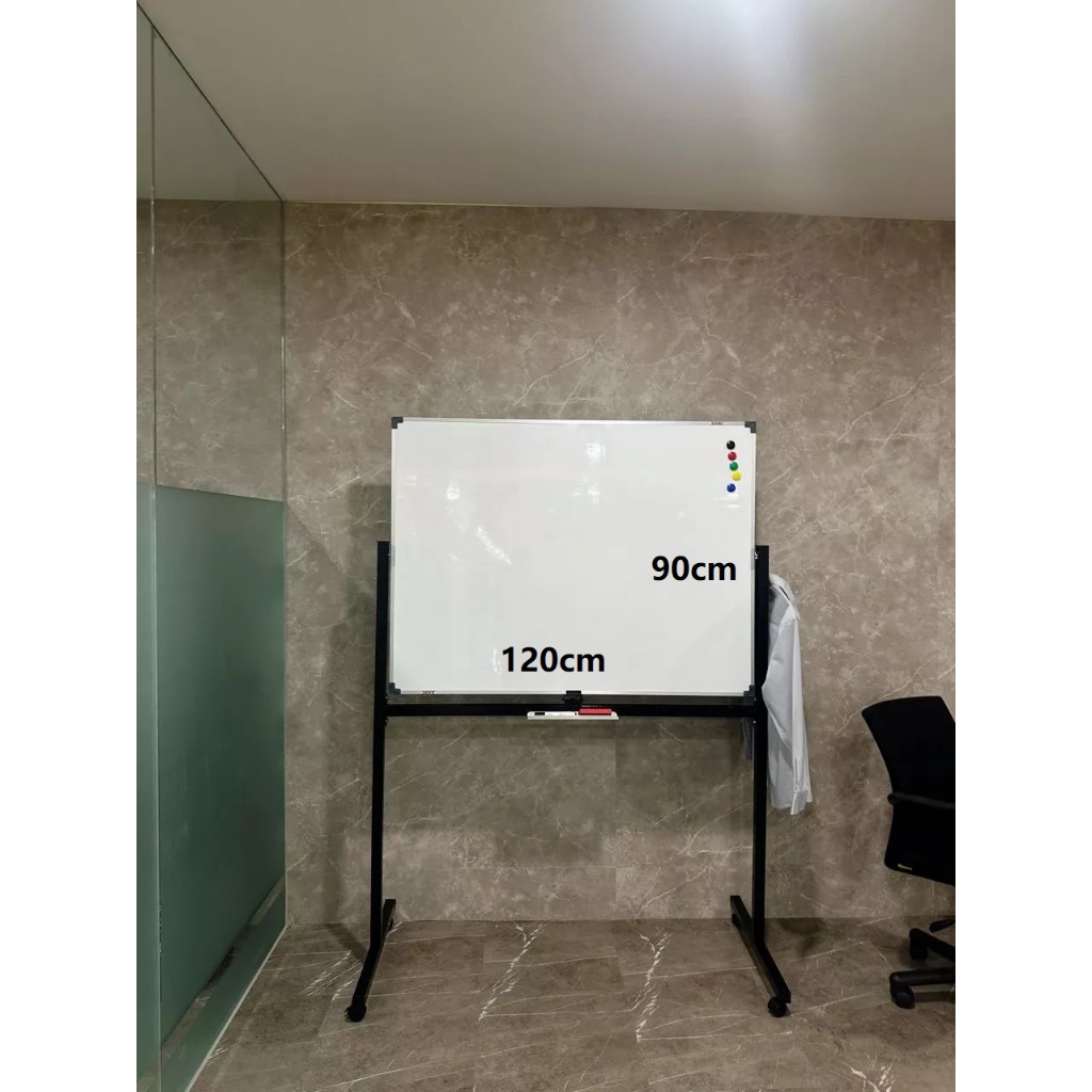 

White board standing magnet double face 90 x 120 cm