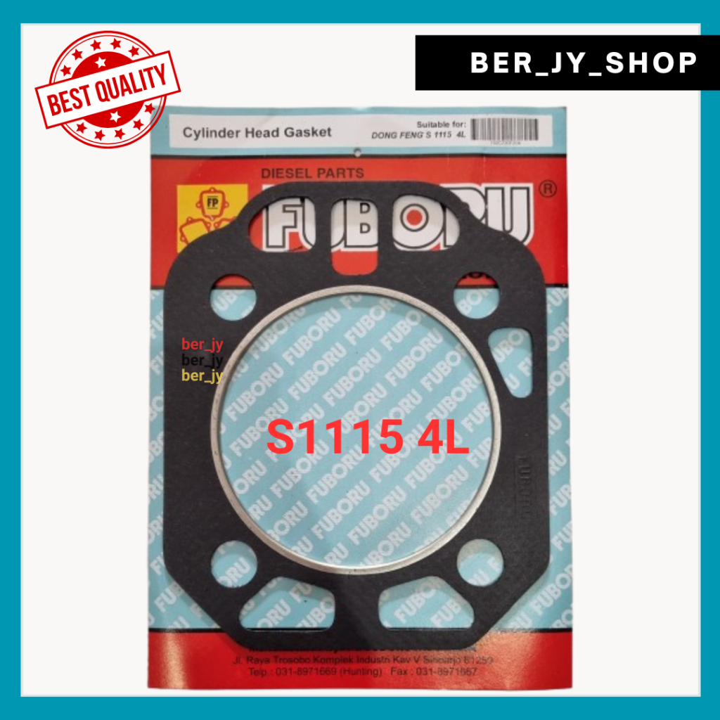 S1115 4L FUBORU - GASKET CYLINDER HEAD - PAK SILIDER KOP - PAK KOP DIESEL DONGFENG S1115 4L