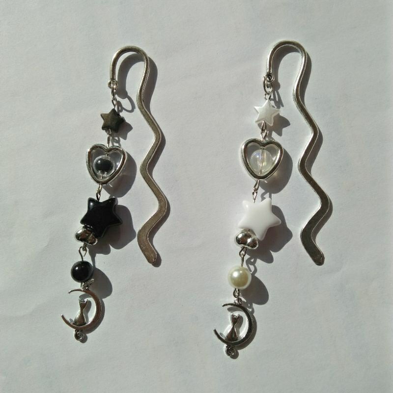 

bookmark charm bintang/bookmark charm kucing/bookmark aesthetic/pembatas buku estetik