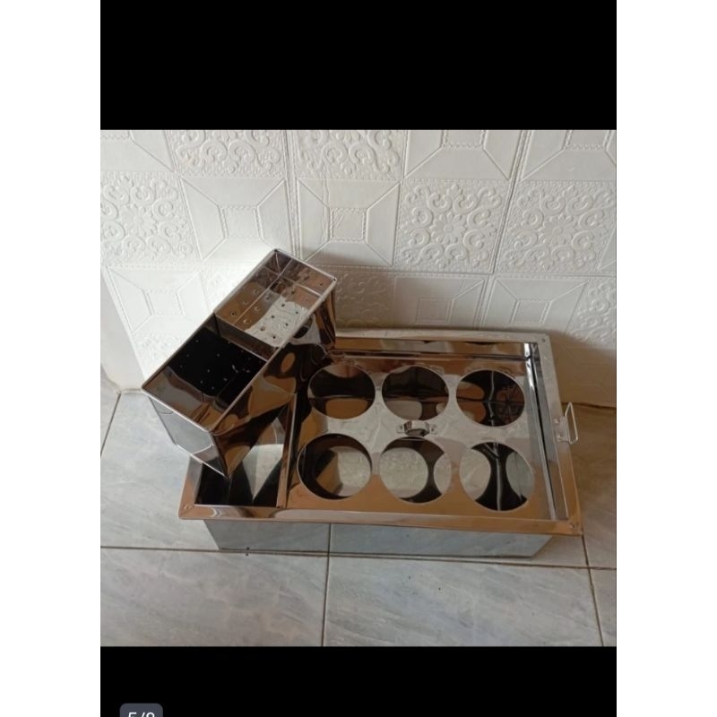 Dandang  mie ayam / dandang mie kocok 6 lubang, / dandang mie bakso, tanpa saringan,