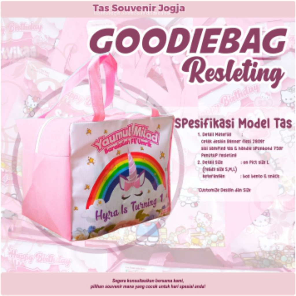 

Tas Ulangtahun type Resleting