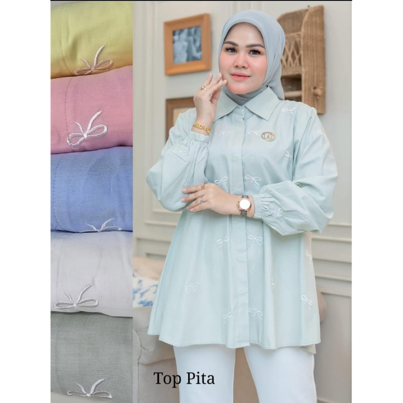 ATASAN WANITA TOP PITA by WINODY / KEMEJA WANITA PREMIUM / WINODY ORI / UPDATA FaSHION