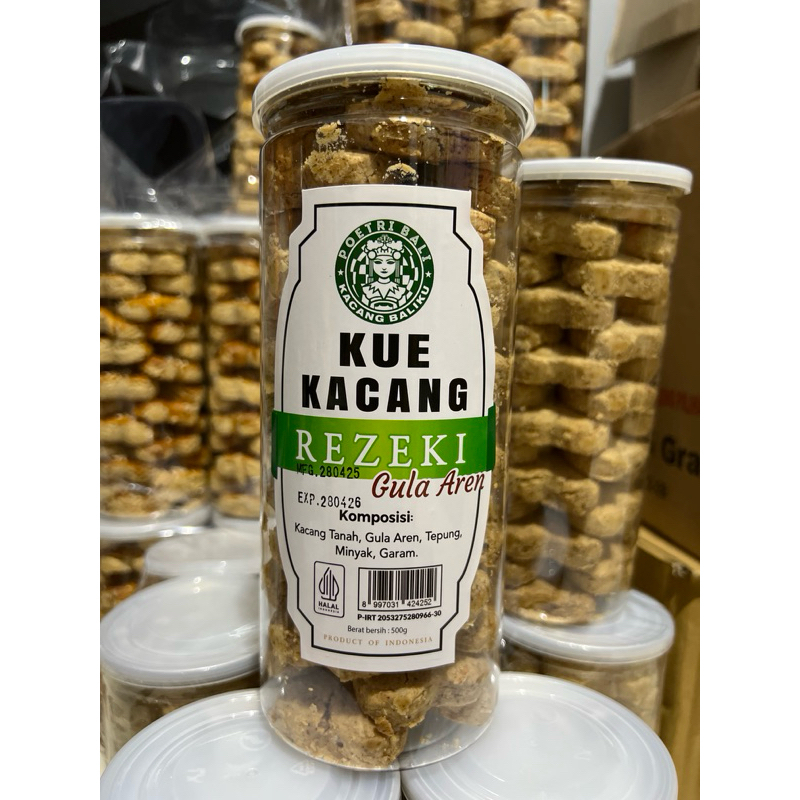 

Poetri Bali - Kue Kacang Rezeki Gula Aren 500gr