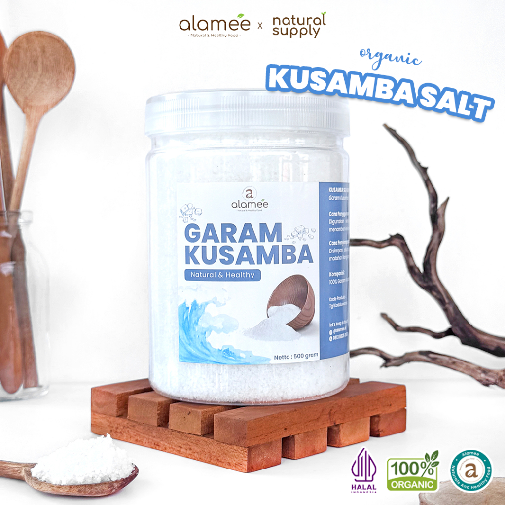 

Garam Kusamba Premium Sea Salt Laut Bali 500gr Organik Murni Natural Alami Organic Seasalt Lokal hibiscus food