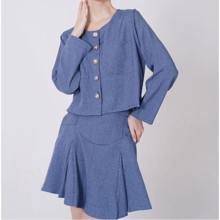 DAISEA LOFT - Harper Skirt | Rok Bawahan Wanita | Rok Mini Pendek Wanita | Blazer Wanita | CNY Chine