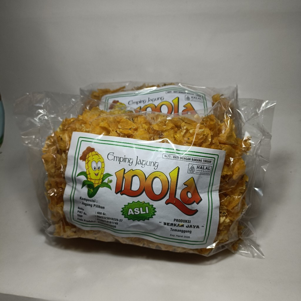 

Emping Jagung Mentah Idola Asli Temanggung
