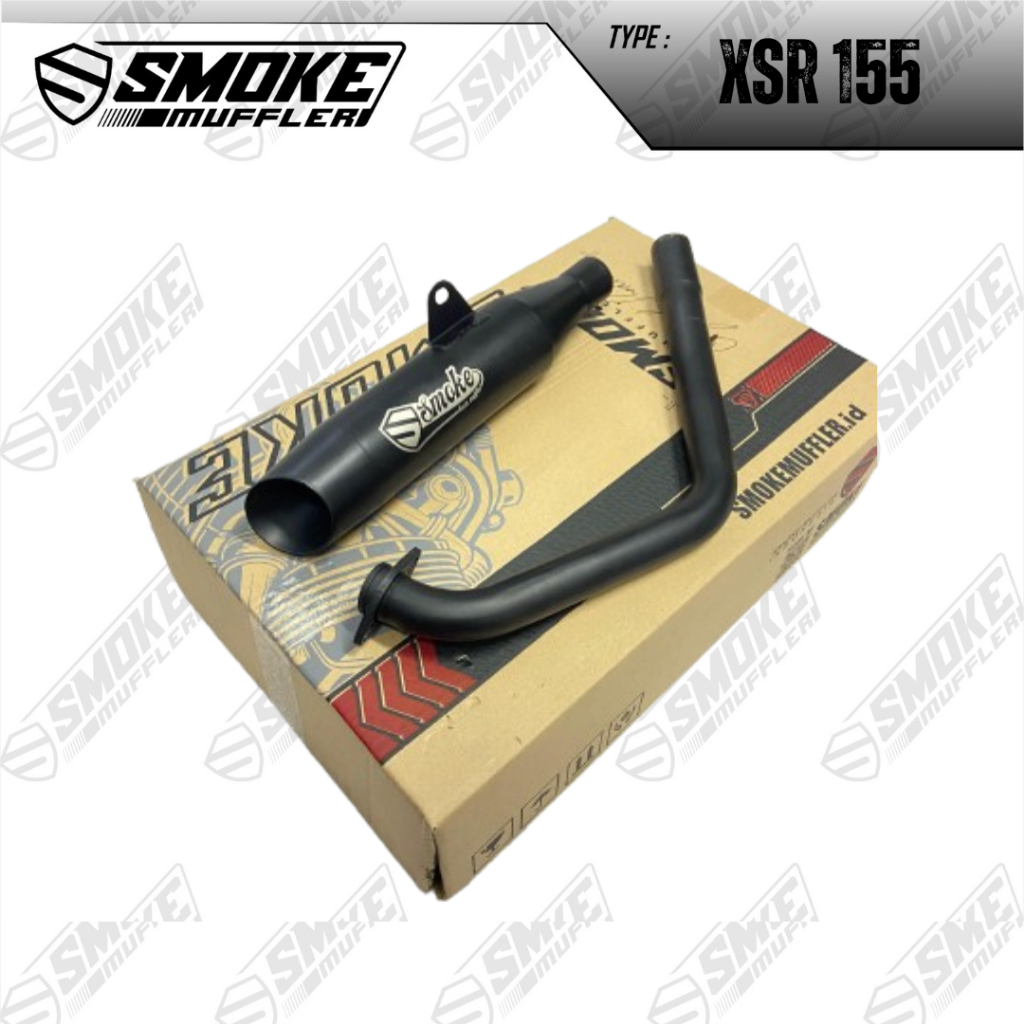 Knalpot Custom Xsr 155, knalpot xsr 155 Type Kolong Smoke Muffler
