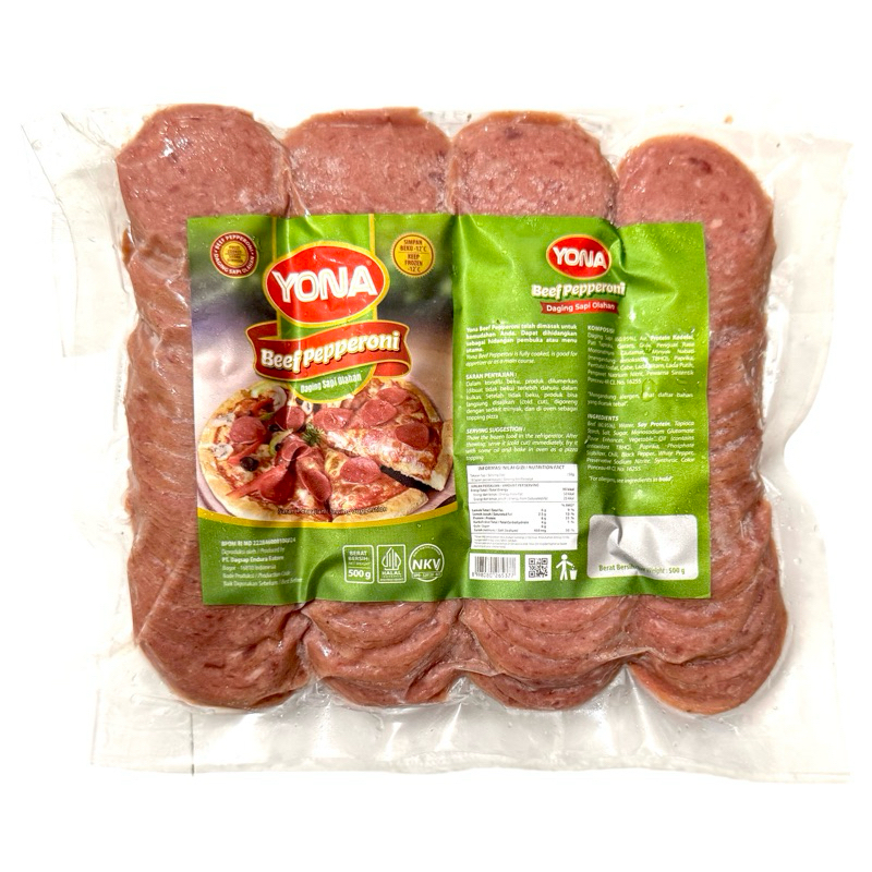 

Yona Beef Pepperoni 500g