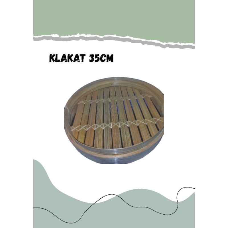 kukusan bambu 35cm untuk dimsum/bakpao/siomay