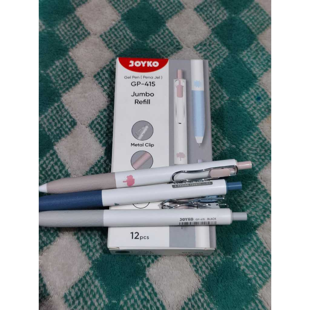 

Gel Pen Pulpen Pena Joyko GP-415 Jumbo Refill Gel 0.5 mm Pulpen Sekolah Pulpen Kantor