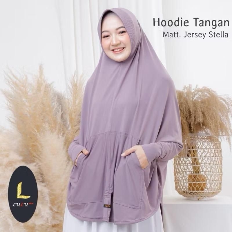 HIJAB LULU KANTONG + TANGAN JERSEY STELLA