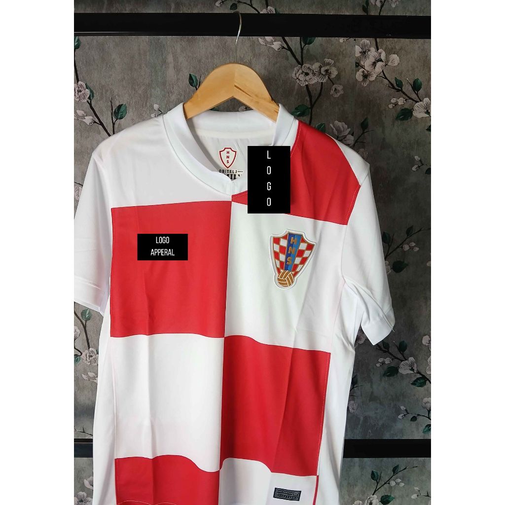 Jersey Kroasia Home - Euro 2024