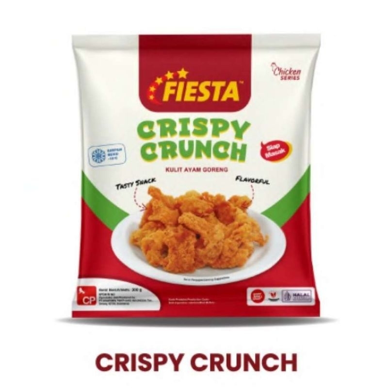 

Fiesta Crispy Crunch / Kulit Ayam Goreng Krispi Frozen | Berat Bersih 300g