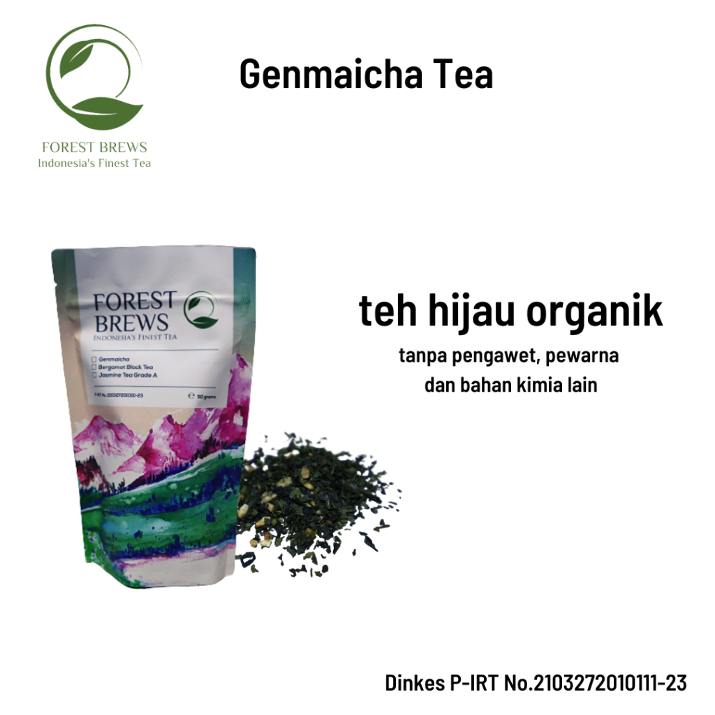 

Forest Brews - Organic Genmaicha (Teh Hijau Jepang)