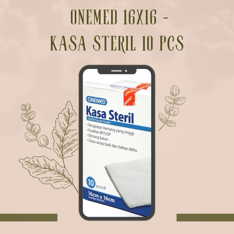 Kasa Steril | Kain Kasa | Onemed | 16x16 | 10 pcs / pack