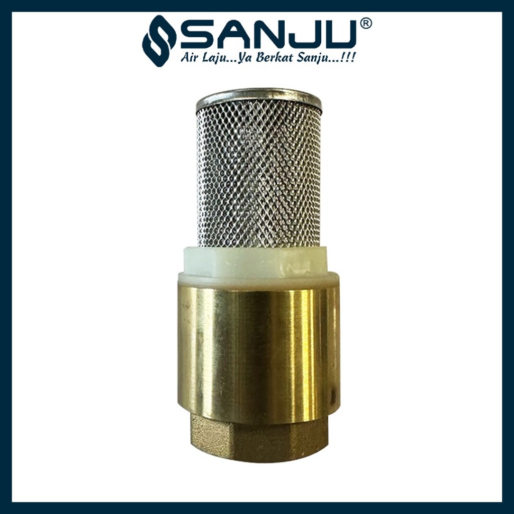 Sparepart Sanju Foot Valve W/Filter SJ DW Series 255, 370, 505 / Saringan Air Original (sj3dw.12s)
