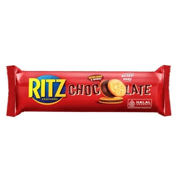 

BISKUIT RITZ CRACKER ROLL SLUG 91GR CRUNCHY KEJU COKLAT CHEESE CHOCOLATE KREKERZ MONDELEZ