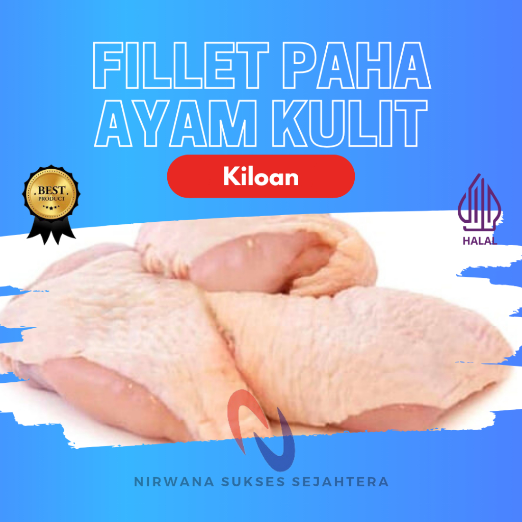 

FILLET PAHA AYAM KULIT / BONELESS CHICKEN THIGH, LEG SKINFULL