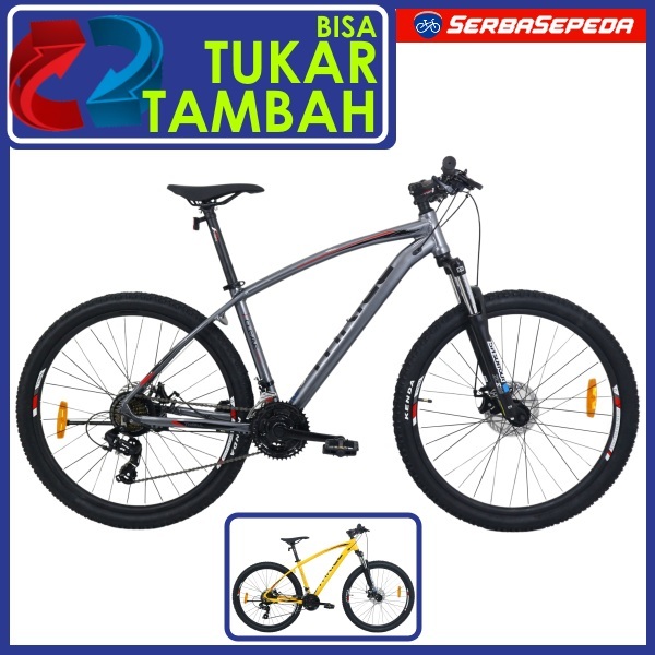 Thrill Sepeda Gunung Cleave Comp 27.5 Inci Alloy 3x7 Speed