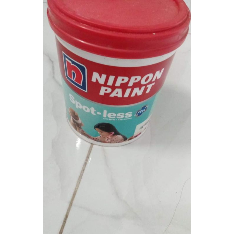 Cat Tembok Nippon Paint Spotless PLUS Easy Clean warna putih