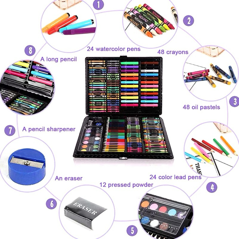 

promo crayon set isi 168