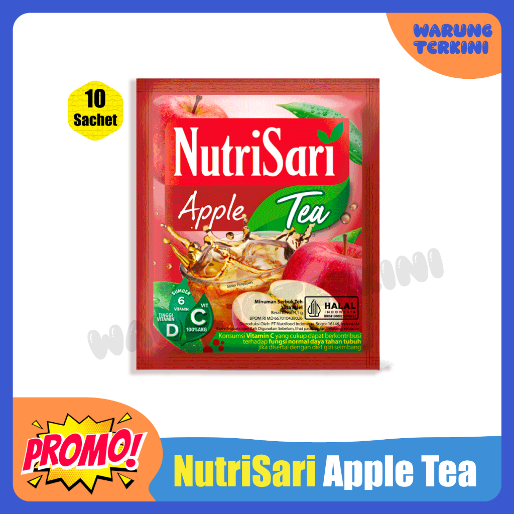

Nutrisari Apple Tea 1 Renceng | Minuman Menyegarkan