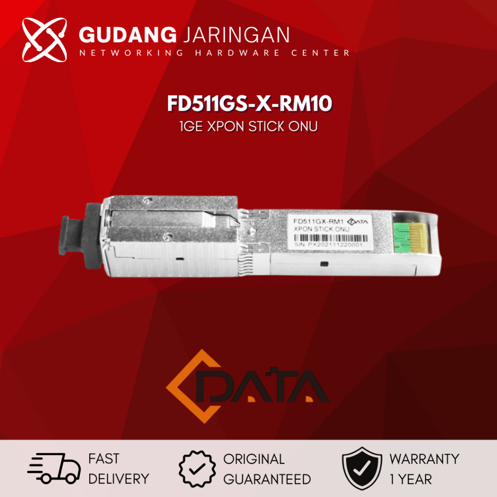 CDATA SFP FD511GS-X-RM10 1GE XPON STICK ONU Stick ONU Transceiver Xpon Onu stik SFP ONU