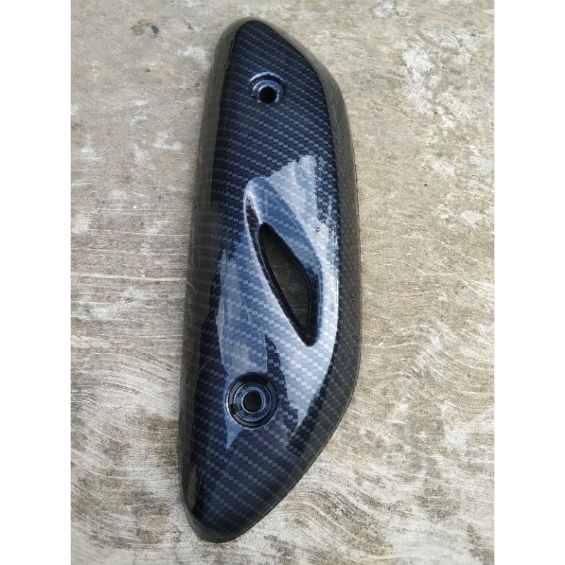 COVER TUTUP KNALPOT SCOOPY CARBON, SCOOPY NEW 2020 2022