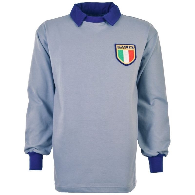 Jersey Bola Kiper Italia Retro 1982 Full Printing