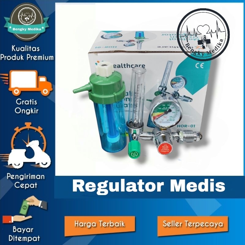 Regulator Oksigen Medis  Regulator Oksigen Healthcare Regulator Kesehatan Medis