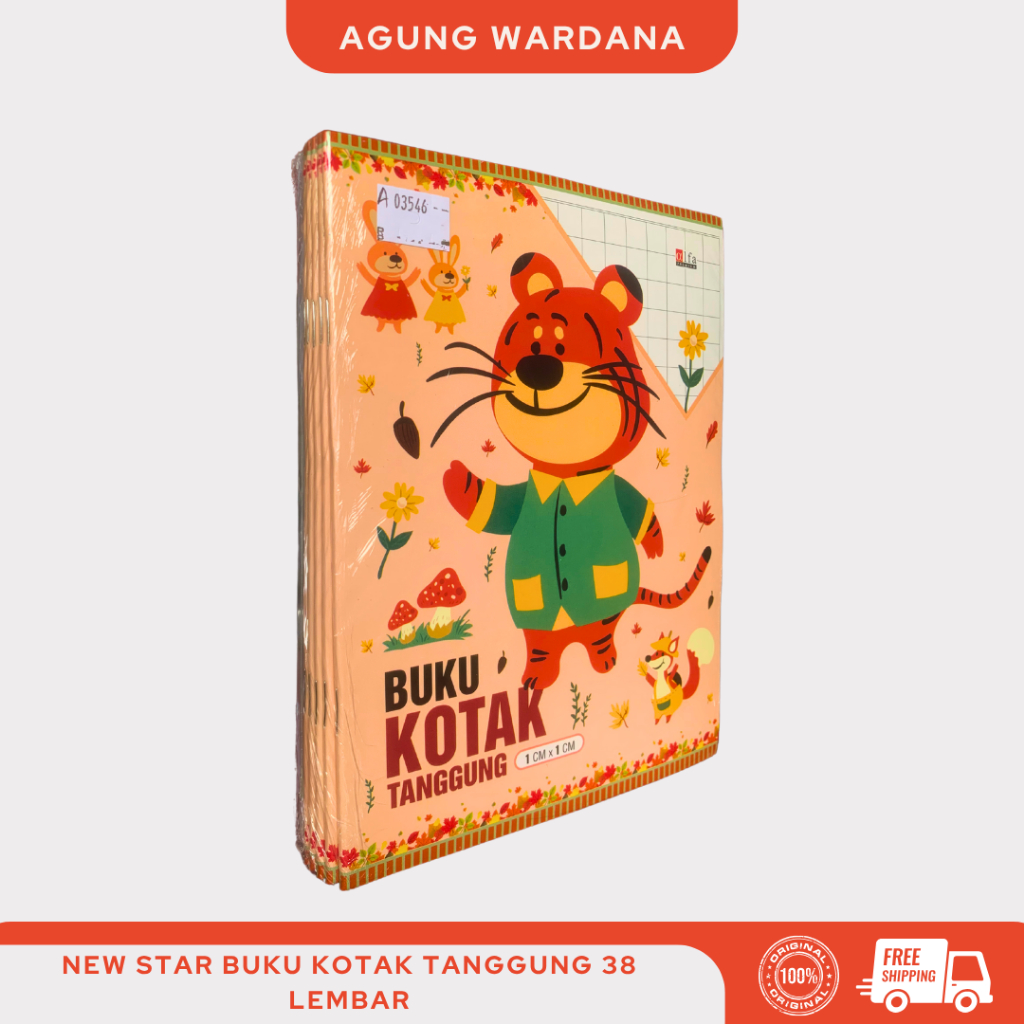 

BUKU KOTAK TANGGUNG NEW STAR 1X1 CM ISI 38 LEMBAR