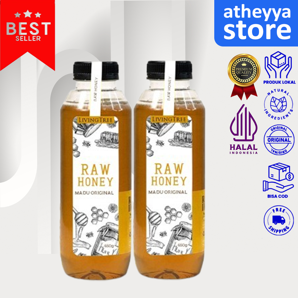 

Madu Murni 350 Gram Multiflora Raw Honey Asli Premium