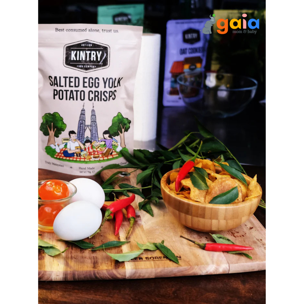 

Kintry Salted Egg Yolk Potato Crisps 85gr | Camilan