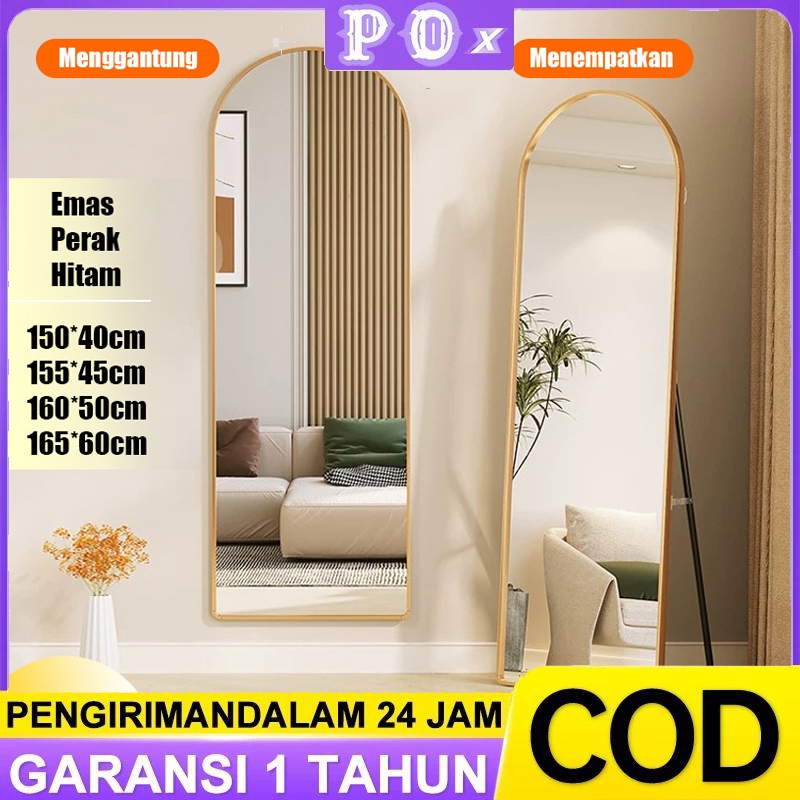Pox Cermin kecantikan/Cermin Full Body/Kaca Cermin Full Body Cermin Standing Mirror Wall Mirror