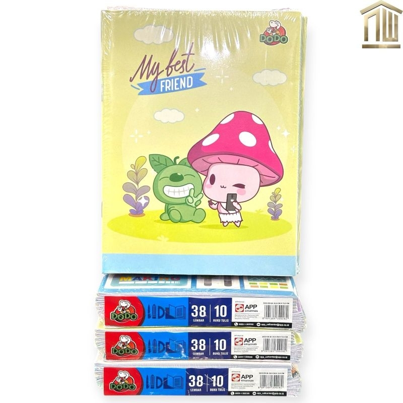 

Buku Tulis Kwarto Dodo 38 (Pak)