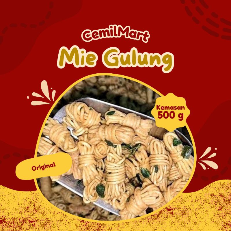 

Mie Gulung Kriyuk Original 500 gram