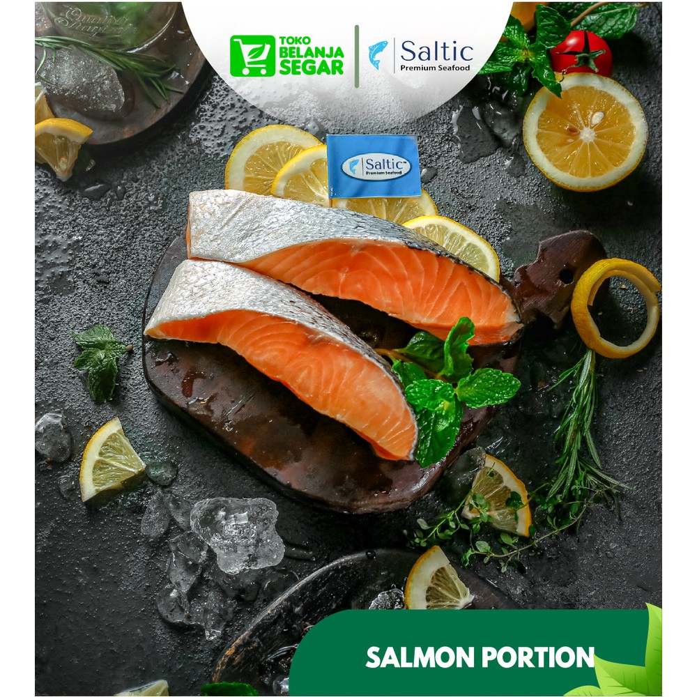 

Salmon Portion (100-150 gram) - Saltic